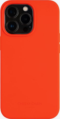 Protection pour Smartphone 'iPhone 13 Pro Max' Cheeky Chain Munich en rouge : devant