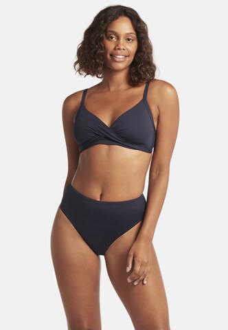 SEA LEVEL Triangel Bikinitop 'Essentials' in Blau