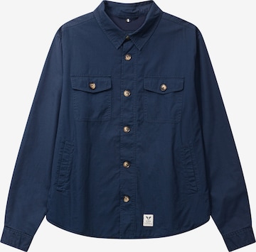 Fat Moose Button Up Shirt 'Arvid' in Blue: front