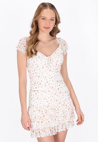 MYMO Blouse 'Young Fashion' in Wit: voorkant