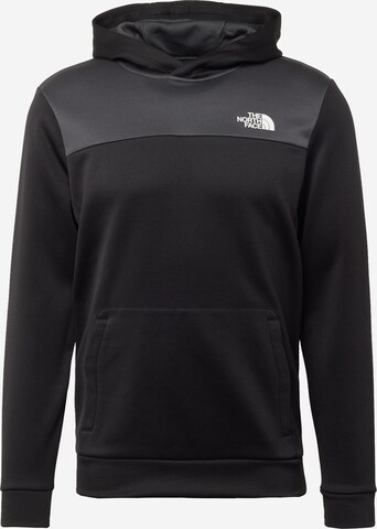 THE NORTH FACE Sportsweatshirt 'REAXION' in Zwart: voorkant