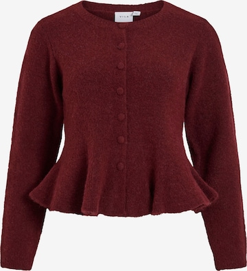 VILA Knit cardigan 'VILUNA' in Red: front
