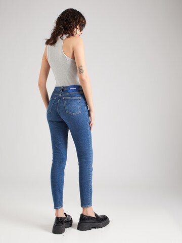 HUGO Skinny Jeans 'Malu' in Blauw