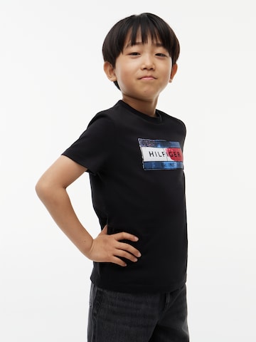 Tricou de la TOMMY HILFIGER pe negru: față