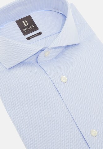 Boggi Milano Regular fit Button Up Shirt in Blue