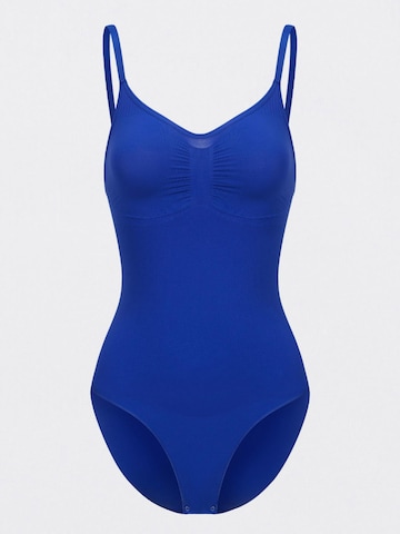 creamy Shapingbody 'Bodysuit Sculpting Shapewear mit Slip' in Blau: Vorderseite
