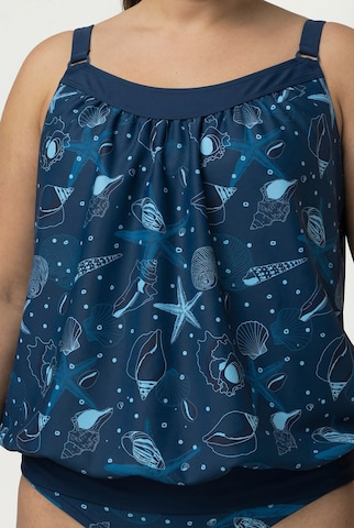 Ulla Popken Bandeau BH in Blauw