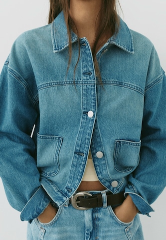 Pull&Bear Tussenjas in Blauw
