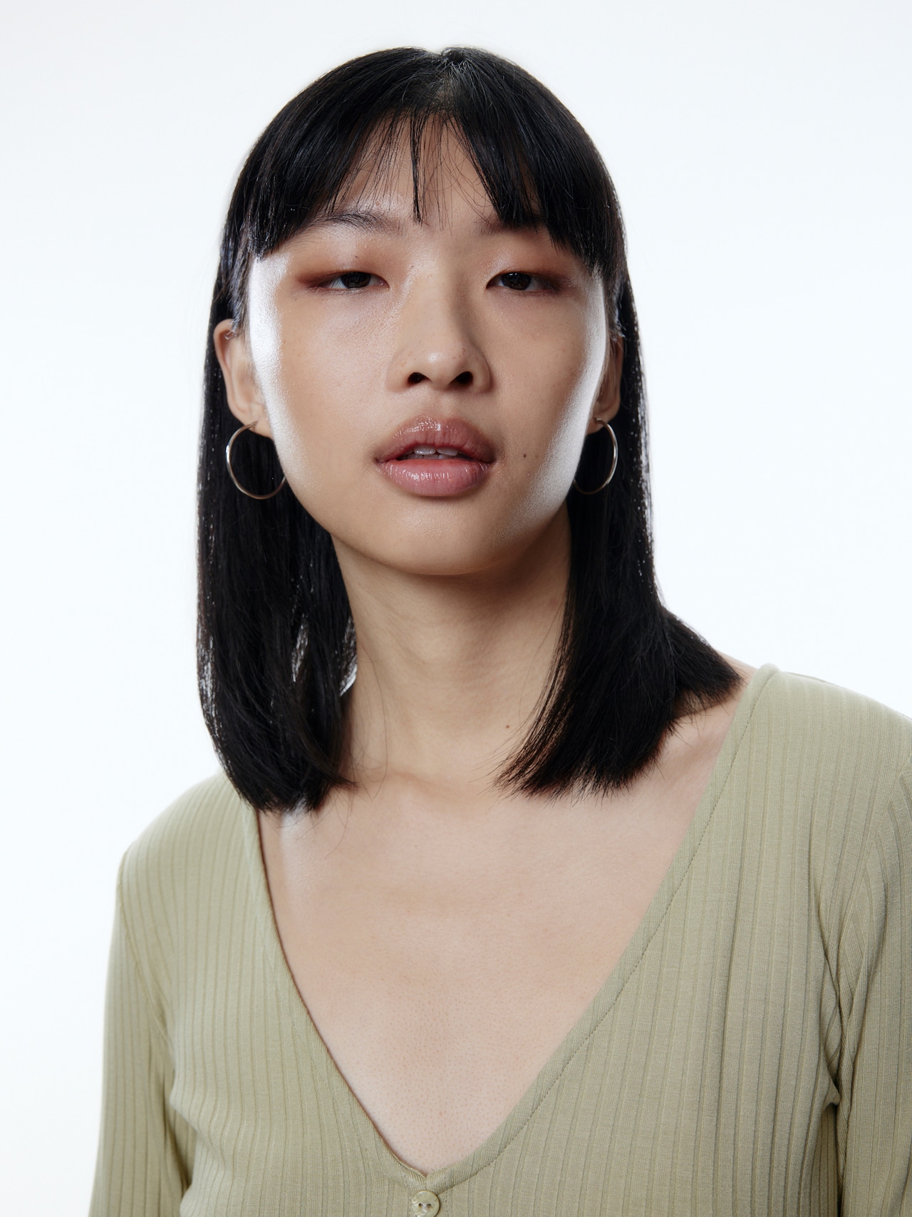 EDITED Shirts 'Maren' khaki