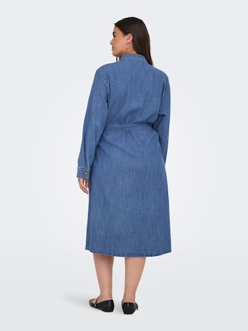 Robe-chemise ONLY Carmakoma en bleu