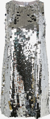 Robe de cocktail 'PCMalou' PIECES en argent : devant