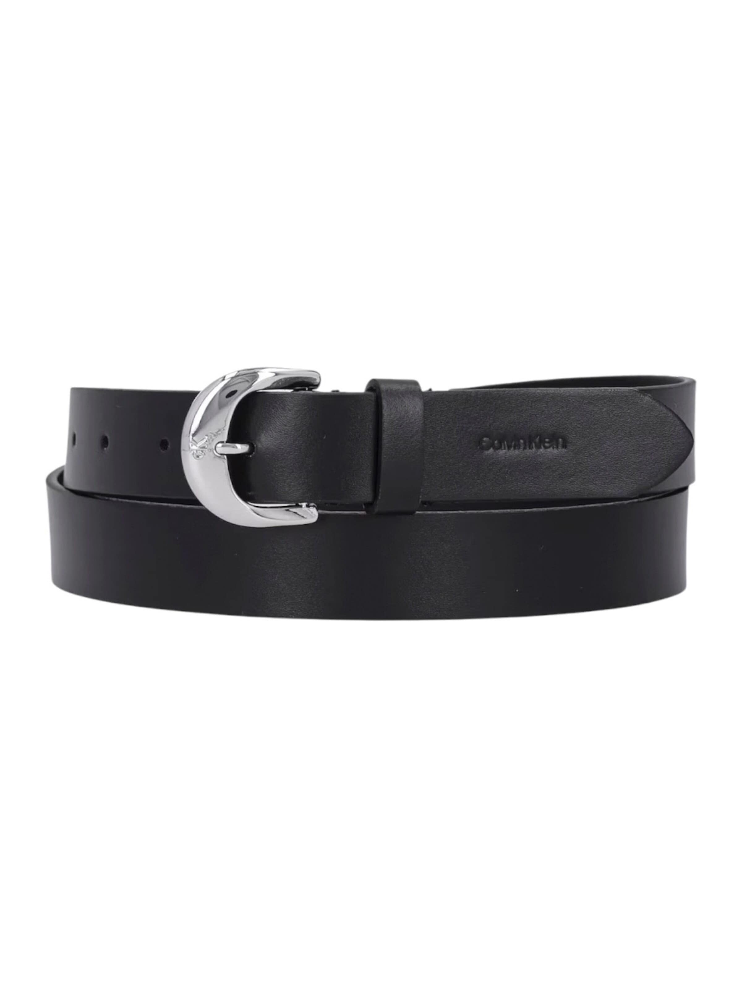 Calvin Klein - Cinturón en negro: frente