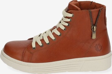 COSMOS COMFORT High-Top Sneakers in Brown