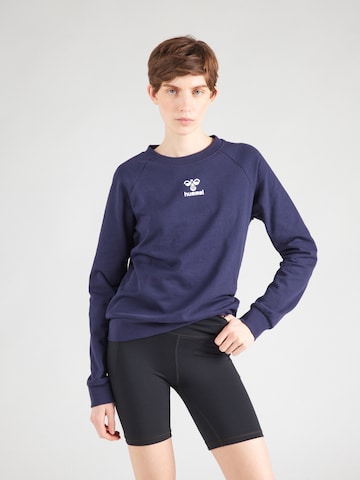 Hummel Sportief sweatshirt 'ICONS' in Blauw: voorkant