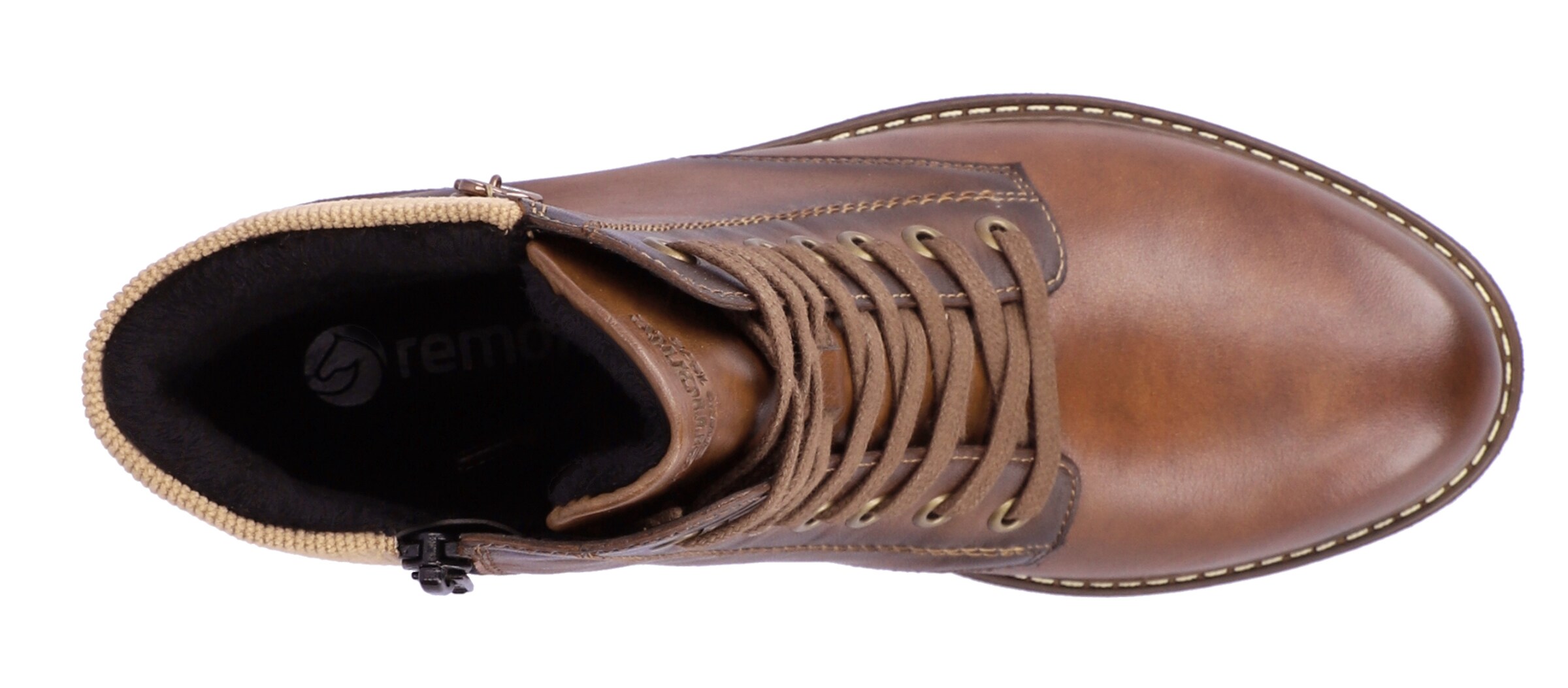 Bottines à lacets REMONTE en marron