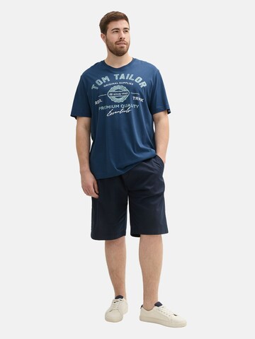 TOM TAILOR Men + Shirt in Blauw