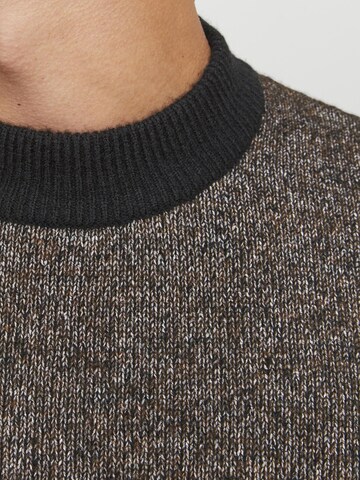 JACK & JONES Sweater in Brown