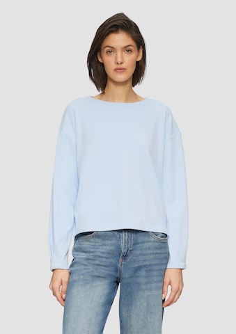 Sweat-shirt s.Oliver en bleu : devant