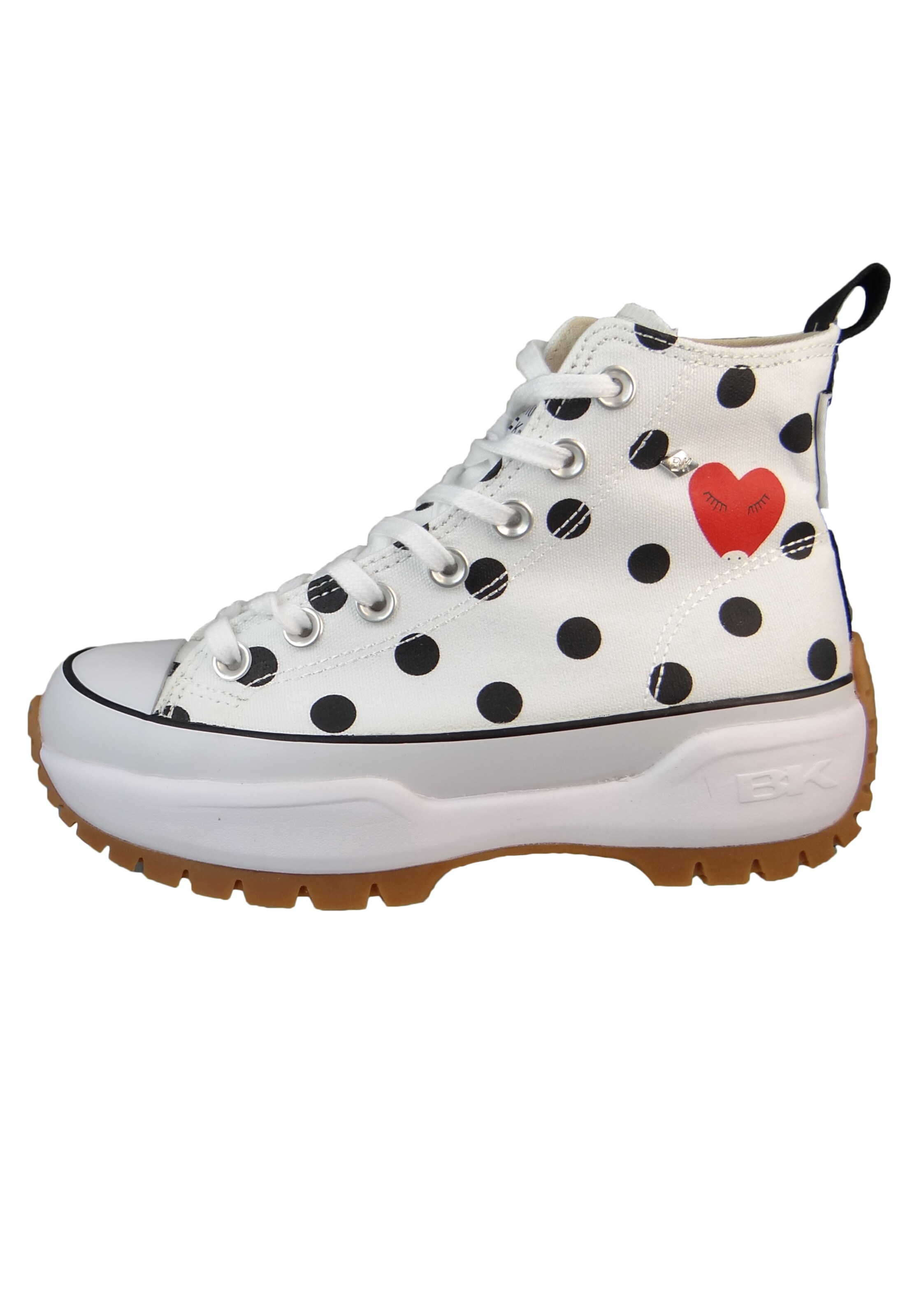 BRITISH KNIGHTS - Sapatilhas altas 'Kaya' em branco