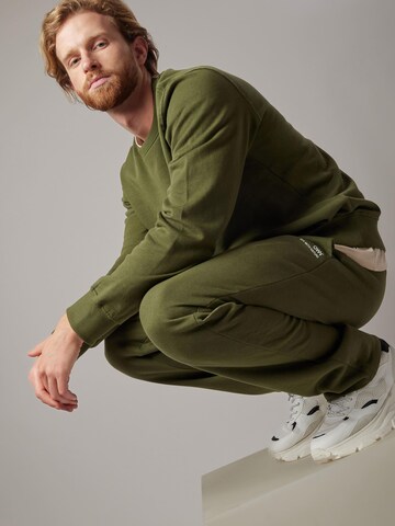 OWN Off With Nature Sweatshirt 'Felpa Felpata Girocollo' in Groen