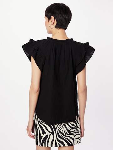 GAP Blouse 'GAUZE' in Zwart