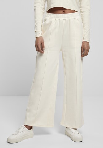 Wide Leg Pantalon Urban Classics en beige : devant