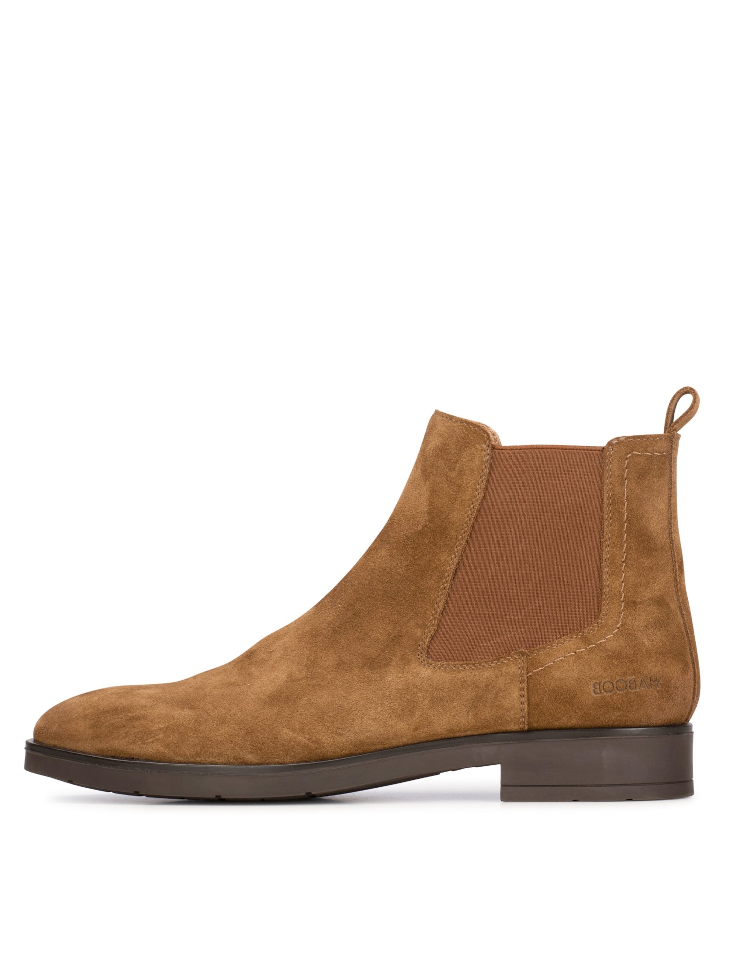 Haboob Chelsea boots 'Liam' in Bruin: voorkant