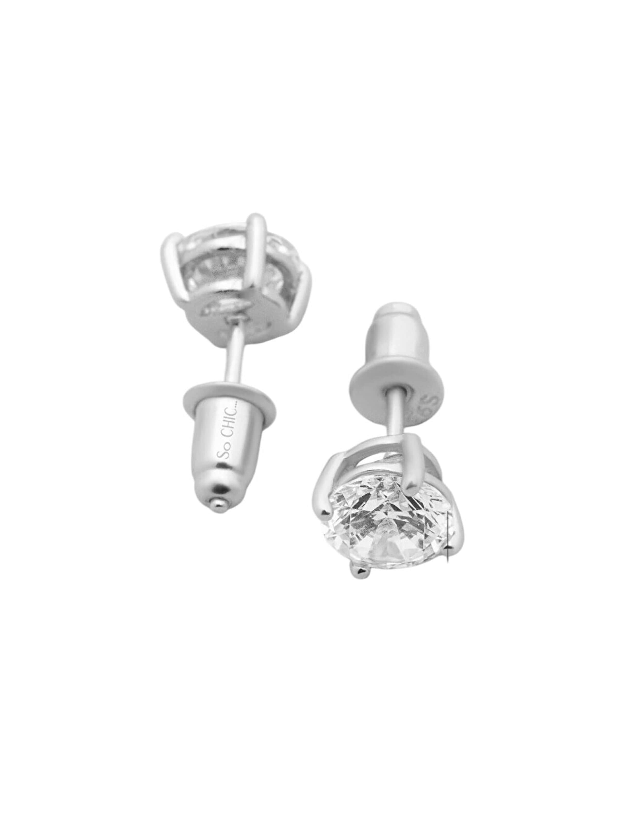 Boucles d'oreilles So Chic en argent
