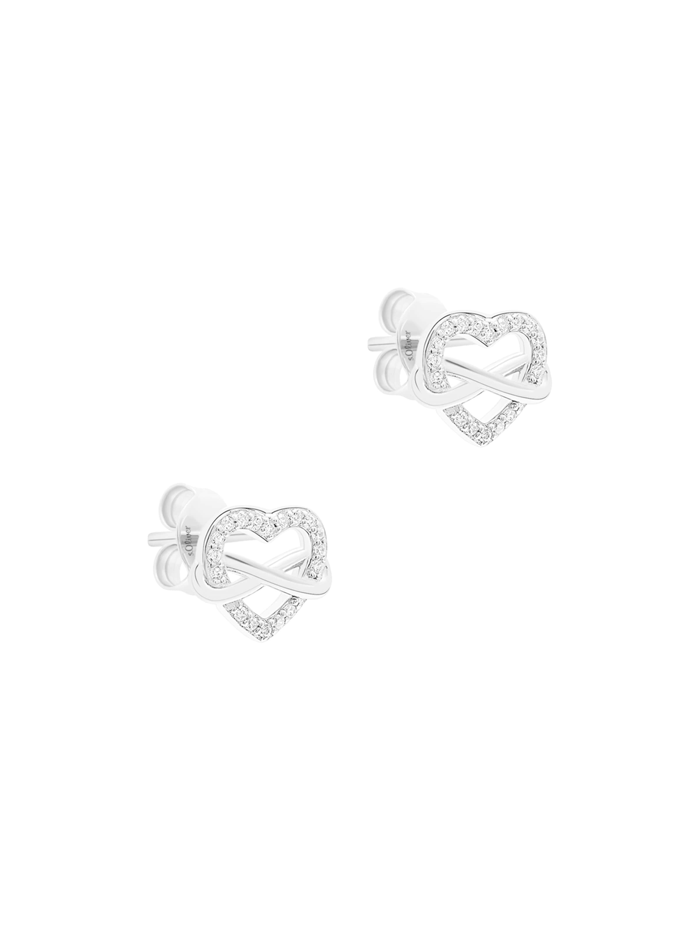 s.Oliver Ohrringe in Silber: Vorderseite