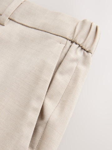 Regular Pantalon à plis Next en beige