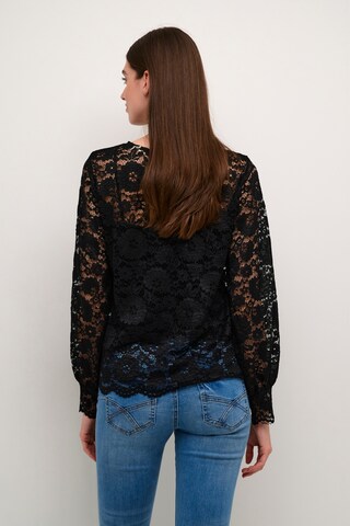 Cream Bluse 'Shuri' in Schwarz