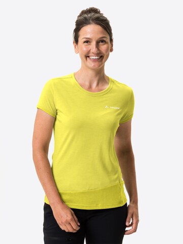 VAUDE Performance Shirt 'Sveit' in Yellow: front
