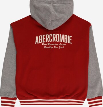 Abercrombie & Fitch Zip-Up Hoodie in Red