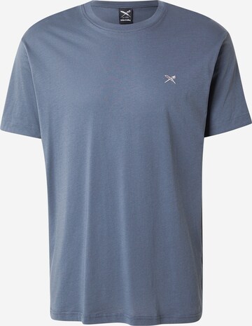 Iriedaily - Camisa 'Turn Up' em azul: frente