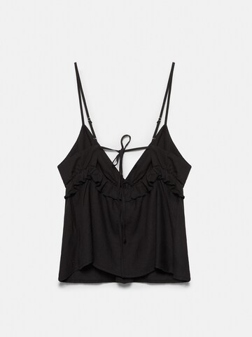 Pull&Bear Top 'PACIFIC' - fekete