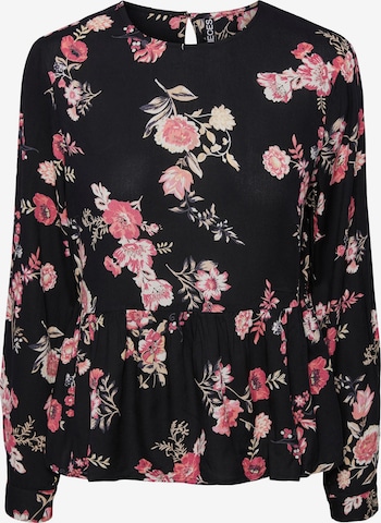 PIECES Bluza 'Nya' | črna barva: sprednja stran