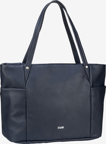 ZWEI Shopper 'Pia PI170' in Blue: front