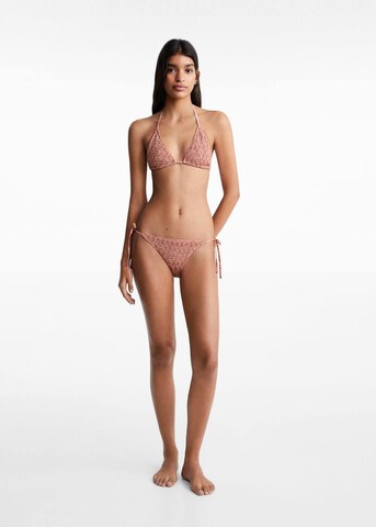 MANGO TEEN Triangle Bikini 'Flor' in Orange