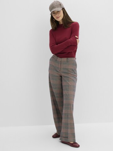 bonprix Wide Leg Housut värissä ruskea: etupuoli