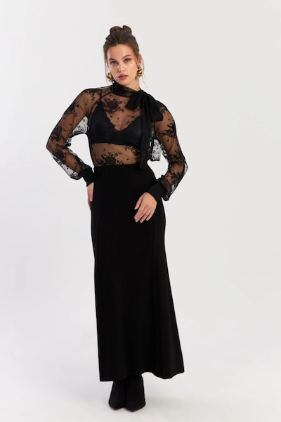 Cool & Sexy Jupe en 36 en noir, Vue avec produit