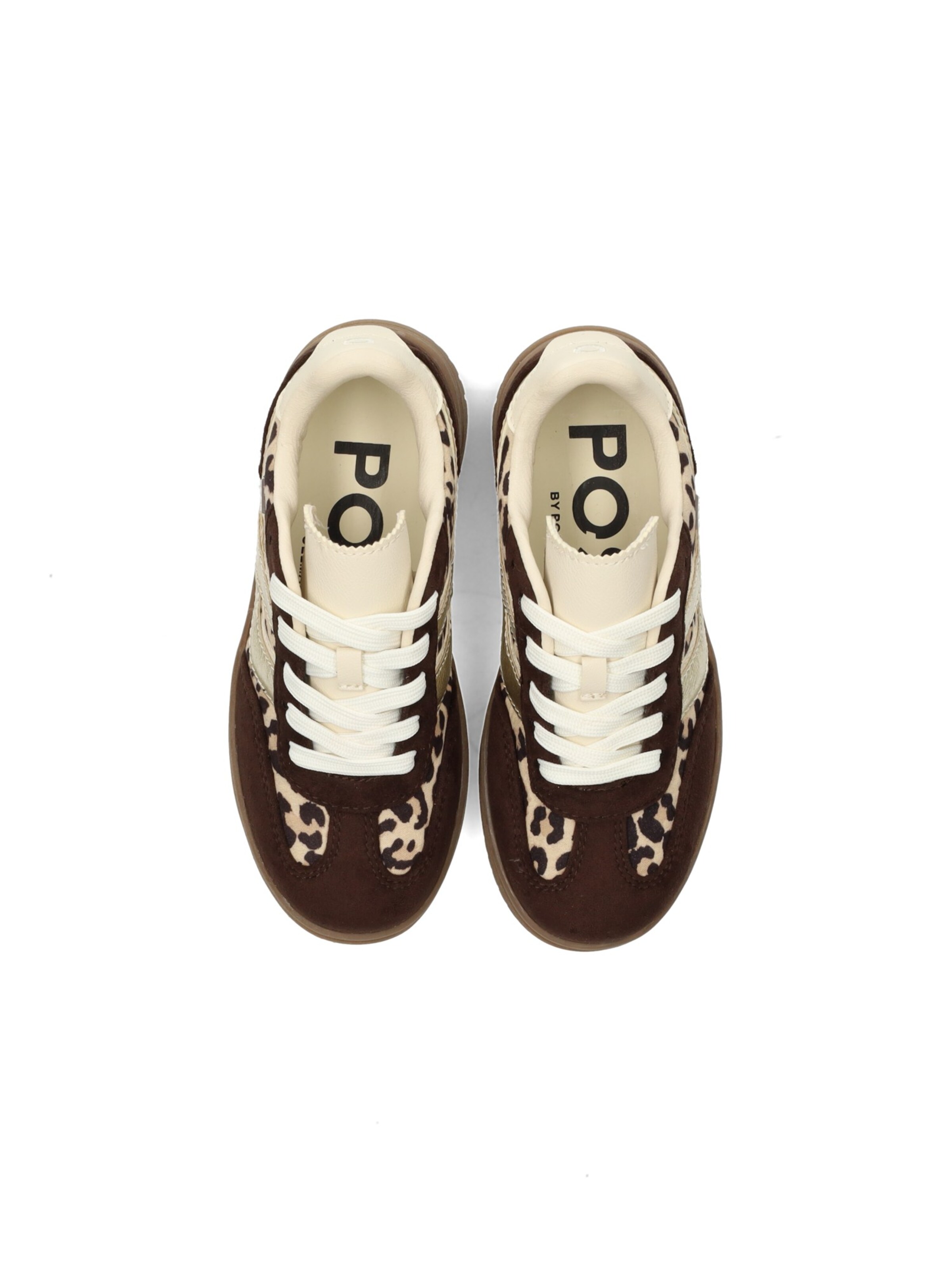 POSH by Poelman Sneakers 'DAYNA' in Bruin