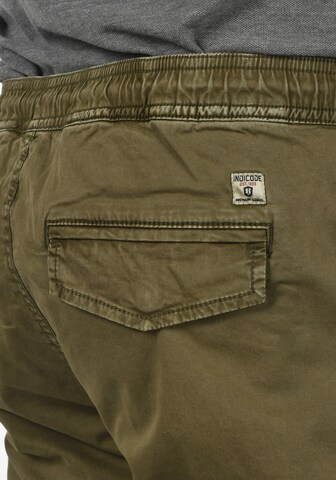 INDICODE JEANS - Tapered Pantalón cargo 'Abbal' en verde
