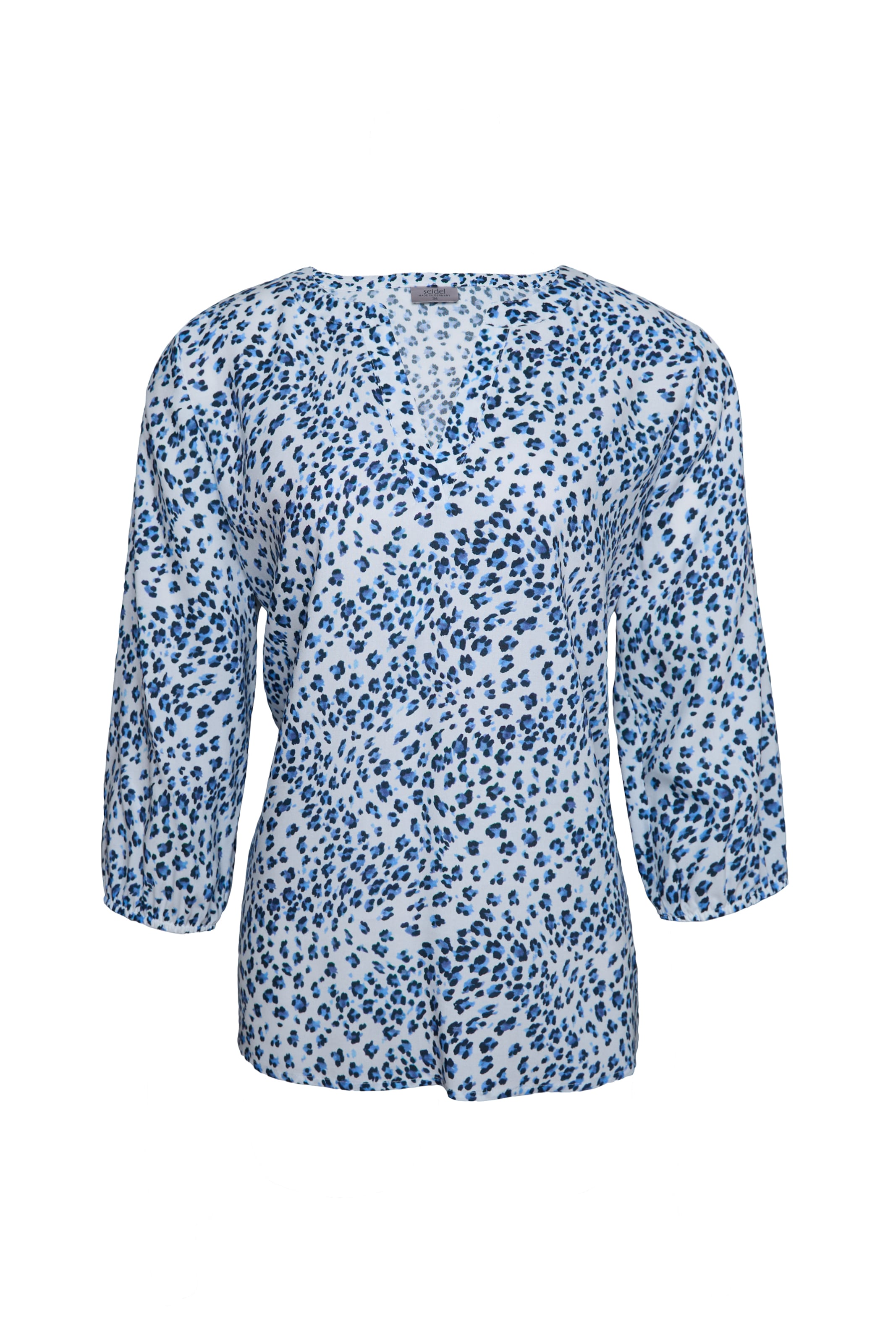 Seidel Moden Bluse in Blau: Vorderseite