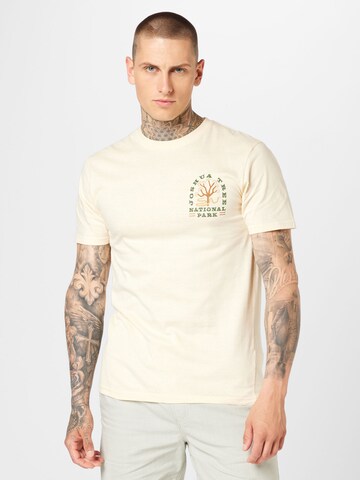 Cotton On T-Shirt 'Tbar Art' in Beige: predná strana