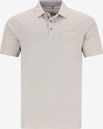 HAJO Shirt 'Poloshirt allover bedruckt in stay fresh Qualität' in Grau: Vorderseite