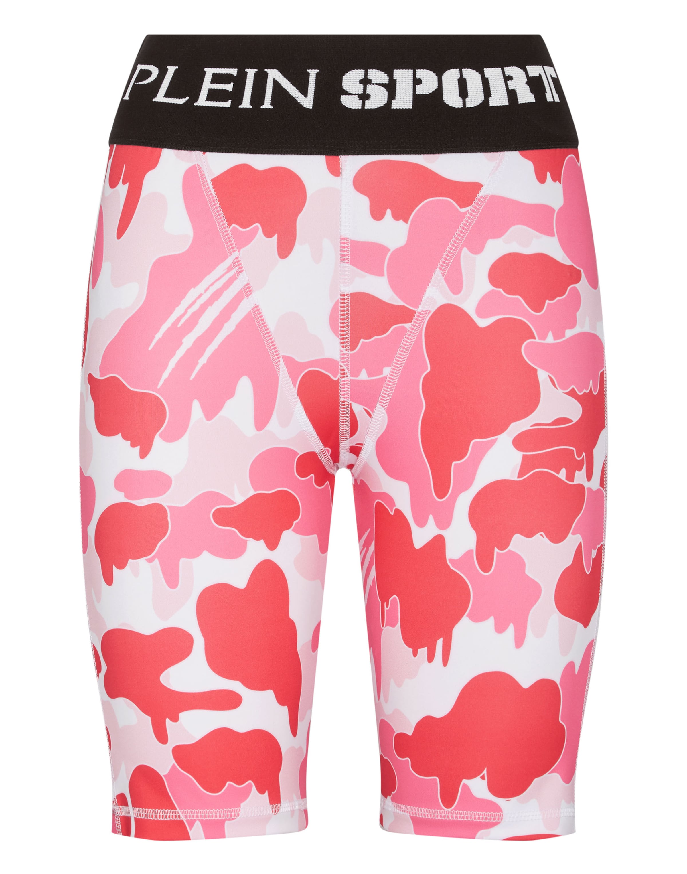 Plein Sport - Skinny Leggings en rosa: frente