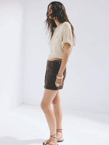 MANGO Trui 'PAQUITA' in Beige