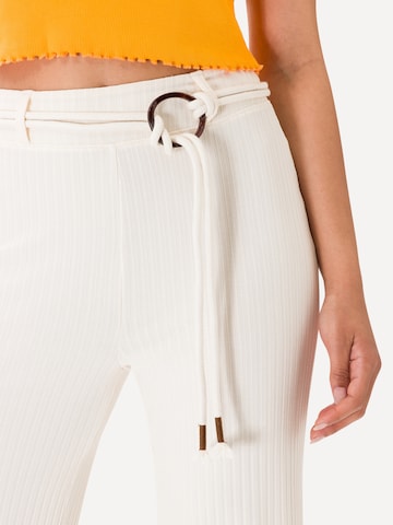 Les Lunes Flared Pants 'Lauren' in White