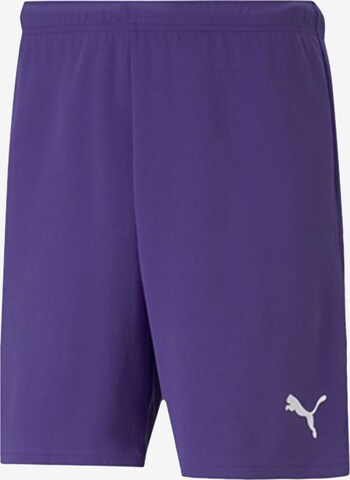 PUMA Workout Pants in Purple: front