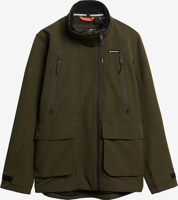 Veste mi-saison Superdry en vert : devant